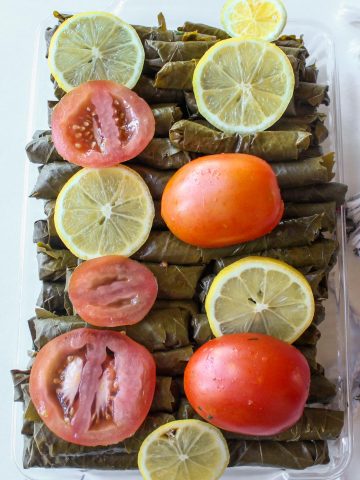 Authentic Yalanji, Dolmas, Stuffed Grape Leaves, with rolling tutorial