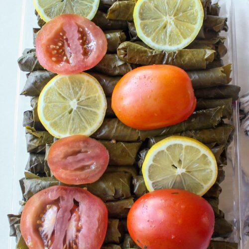 Authentic Yalanji, Dolmas, Stuffed Grape Leaves, with rolling tutorial