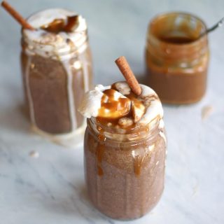 tahini hot chocolate salted caramel dairy free vegan dessert cocoa coconut cream sea salt food blog recipe zenanzaatar