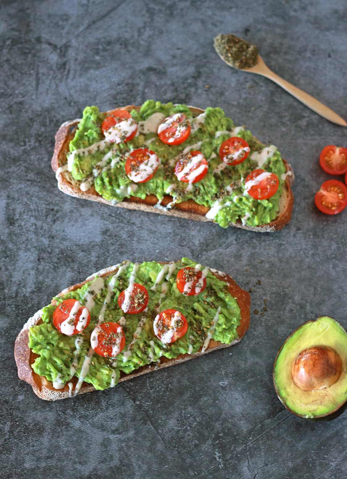 Tahini Avocado Toast Recipe – Garlic Head