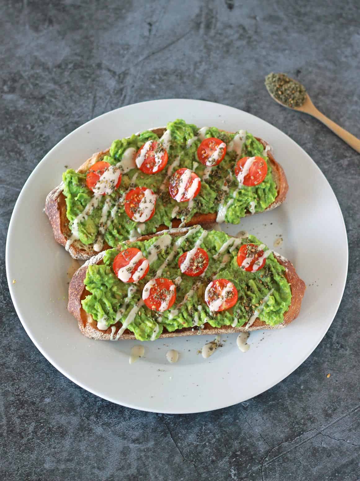 Tahini Avocado Toast Recipe – Garlic Head