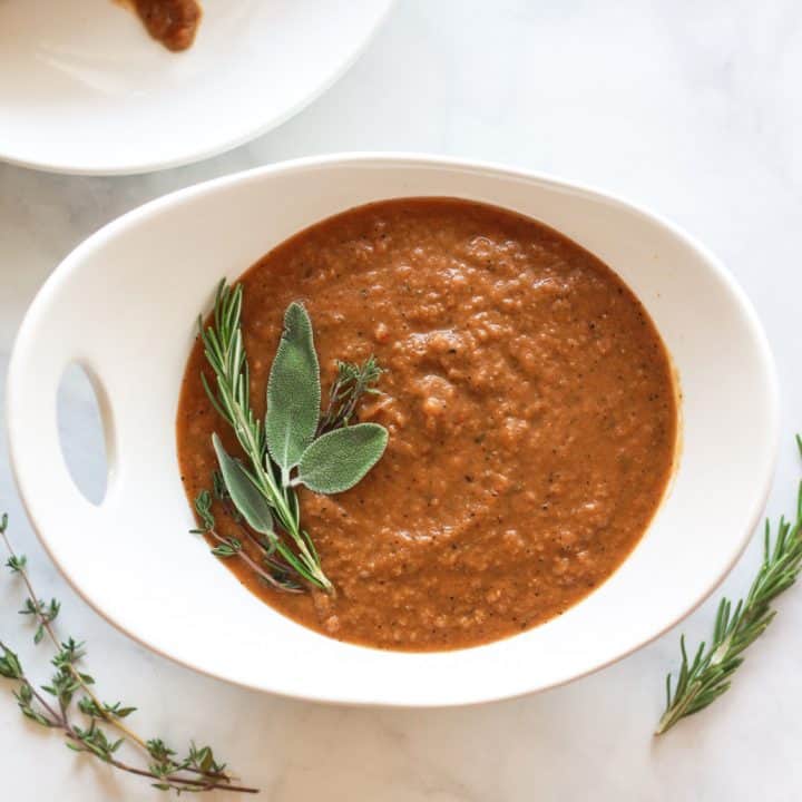 Gluten Free Caramelized Onion Gravy