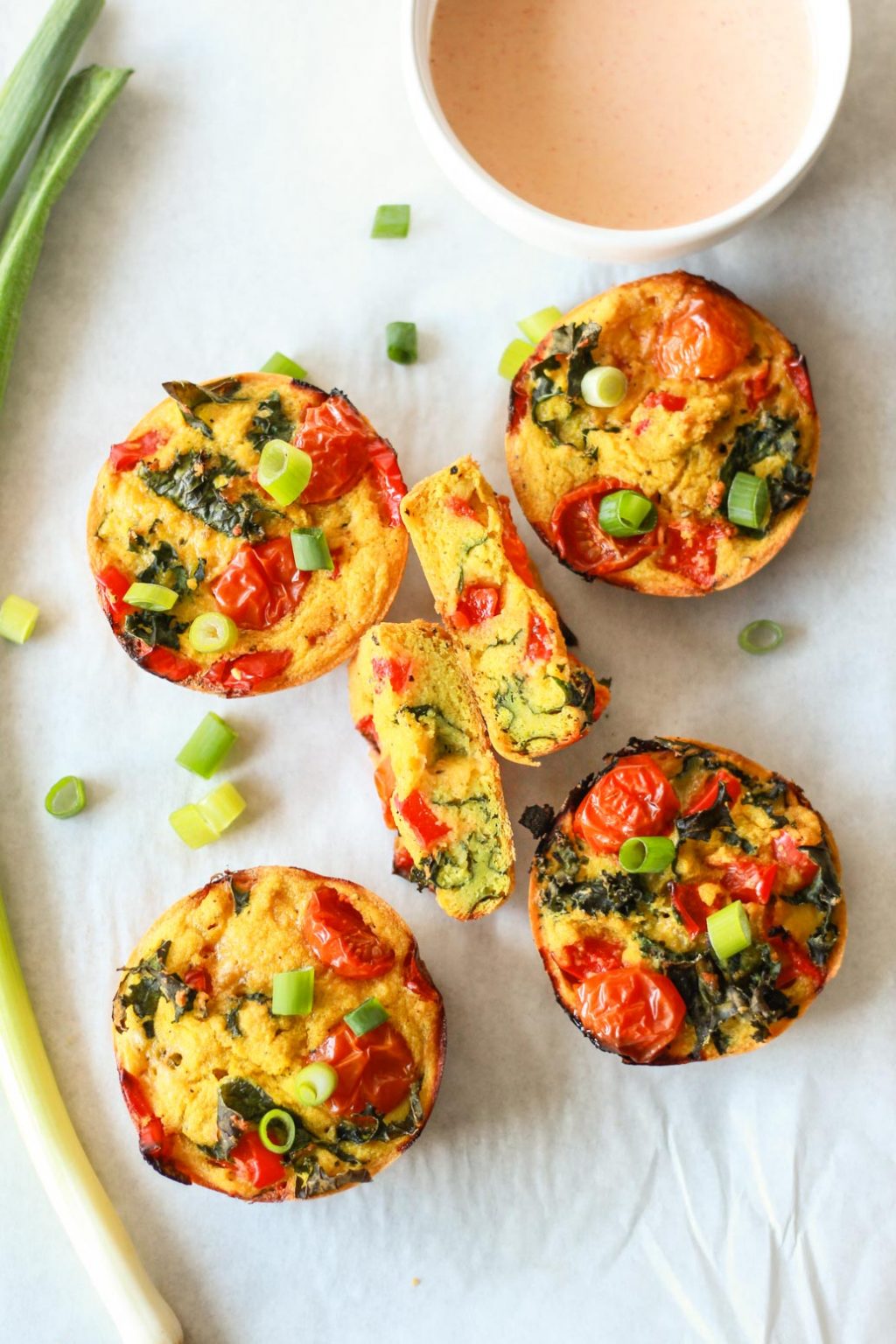 Vegan Egg Muffins with Mung Beans and Tahini Drizzle (Gluten-Free ...