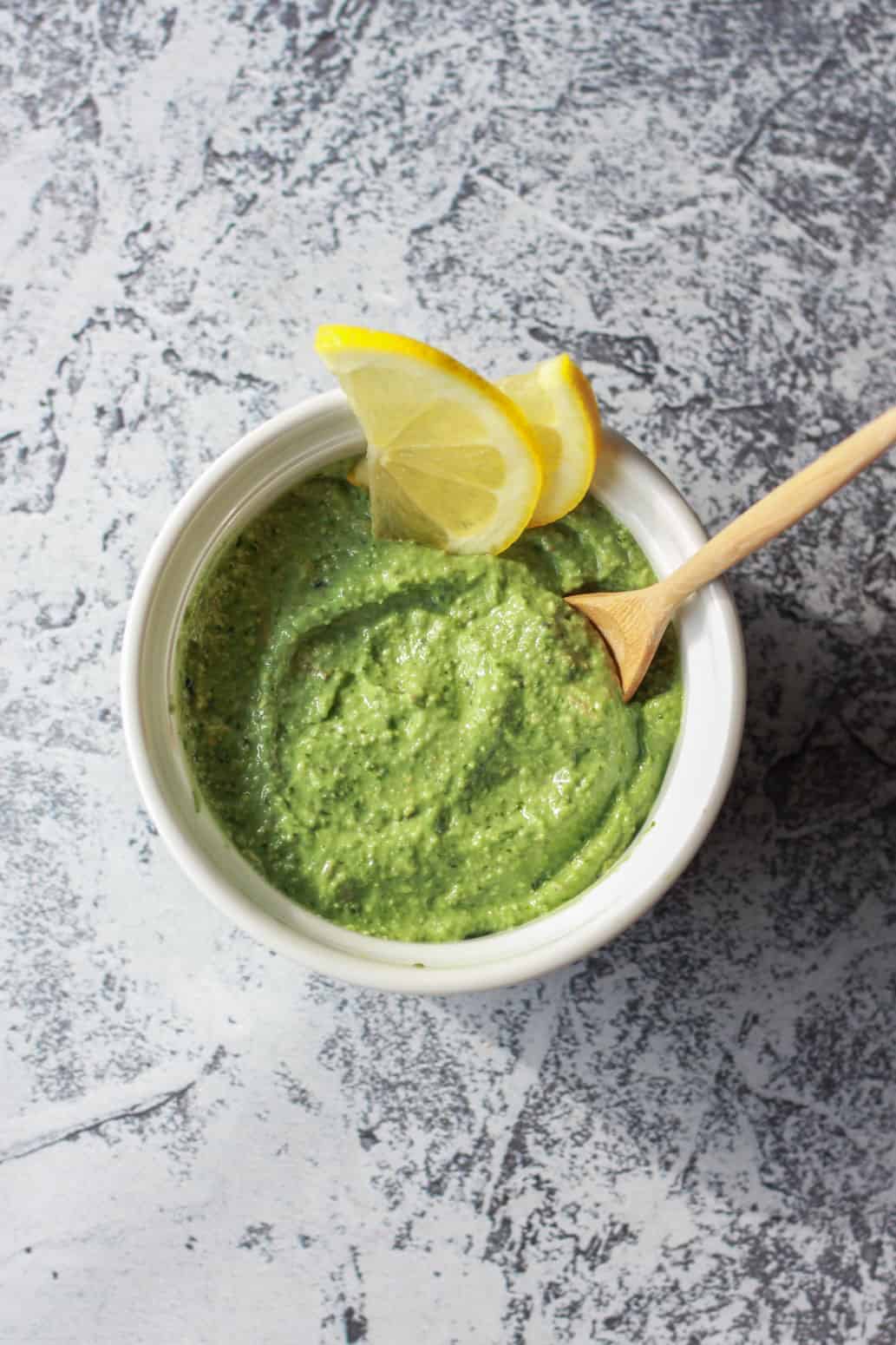 Oil Free Avocado Pesto Vegan