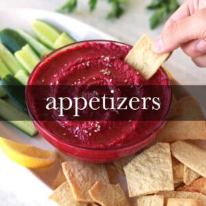 Vegan Appetizer and Snack Recipes