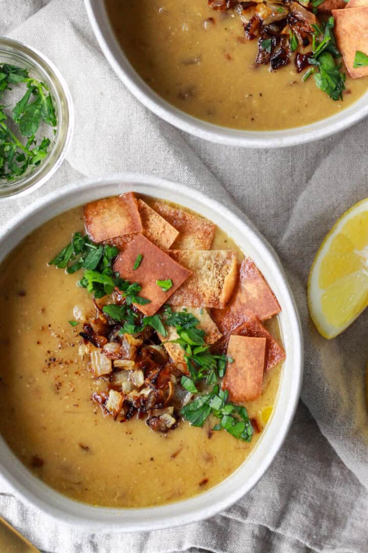 Ful Medames, Syrian Style (Arabic Bean Salad) [Vegan, GF] - Zen and Zaatar