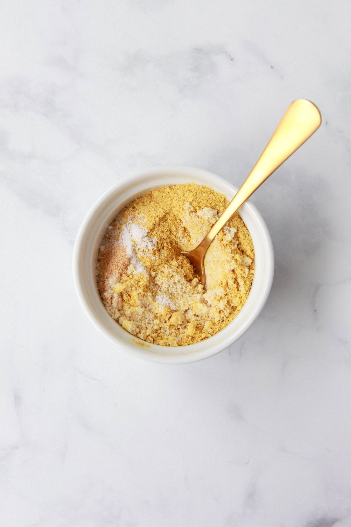 Almond flour parmesan before mixing.